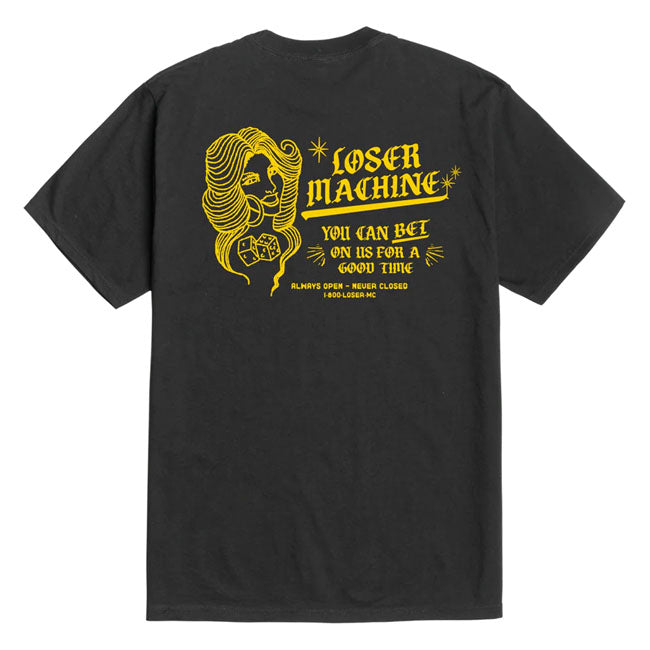 Loser Machine Roll The Dice T-Shirt Black - Loser Machine product image 2