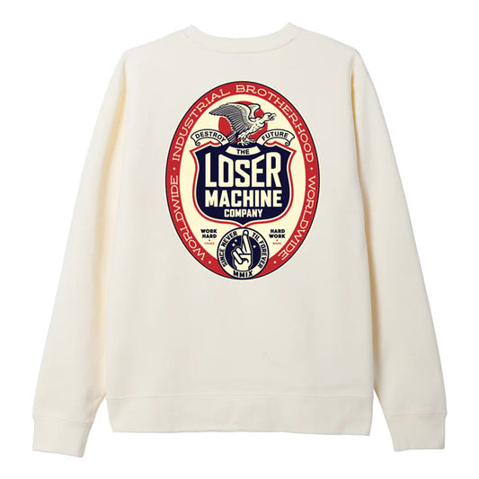 Loser Machine Work Hard Hoodie Bone - Loser Machine product image 2
