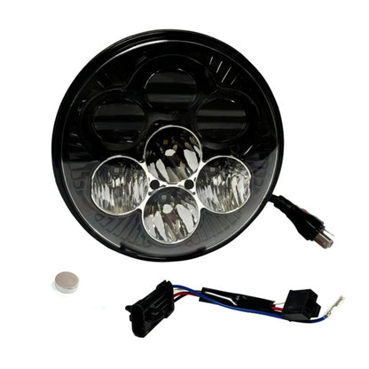 Custom Dynamics Shark Demon 7" LED headlamp with backlight - Custom Dynamics indicator lights led at Pedro's Parts