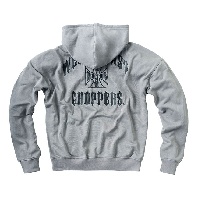WCC Iron Oversized Zip Hoodie Gray