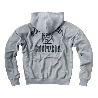 WCC Iron Oversized Zip Hoodie Gray