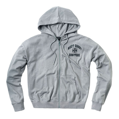 WCC Iron Oversized Zip Hoodie Gray