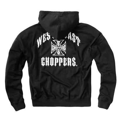 WCC Iron Oversized Zip Hoodie Black