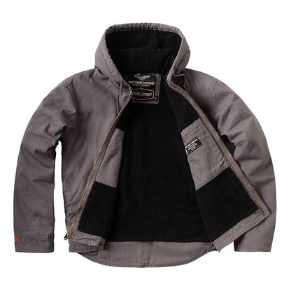 WCC Sherpa Lined Work Jacket Charcoal