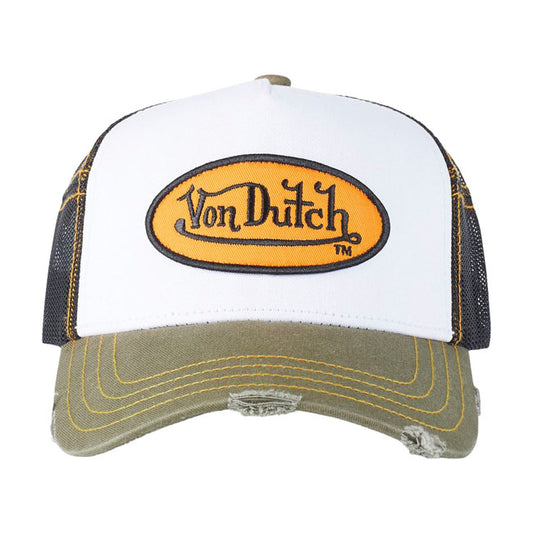 Von Dutch Trucker Mesh Cap White/black
