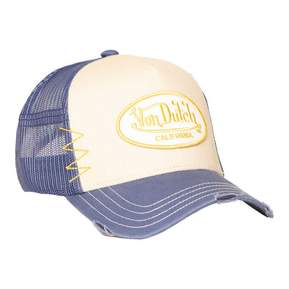 Von Dutch Trucker Mesh Cap Blue/beige
