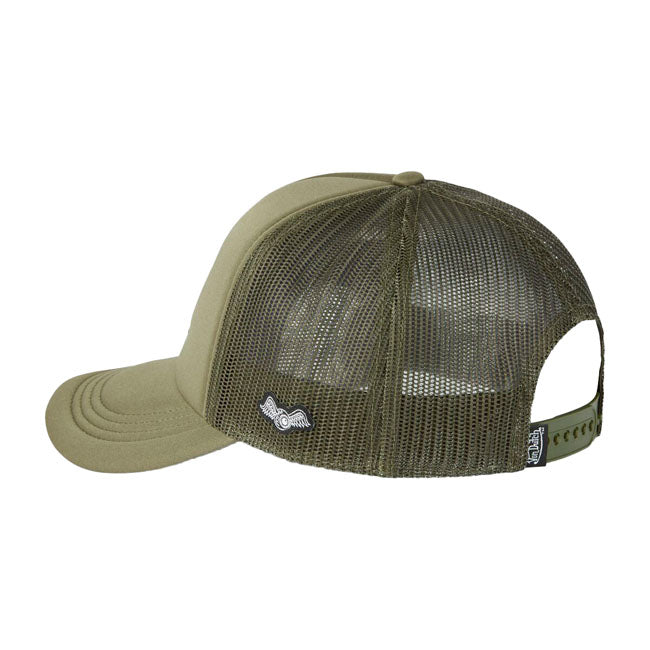 Von Dutch Foam Cap Olive Green