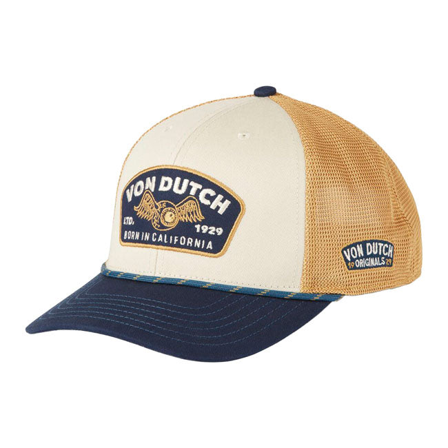 Von Dutch Semi Curve Cap Mustard