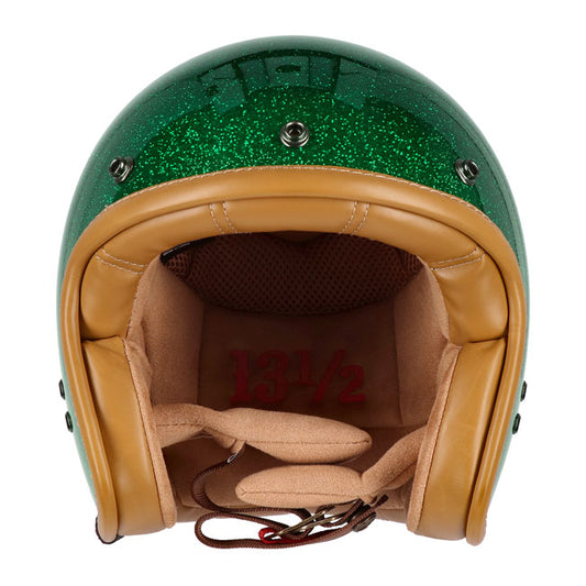 13 1/2 Skull Bucket Helmet Lucky Clover