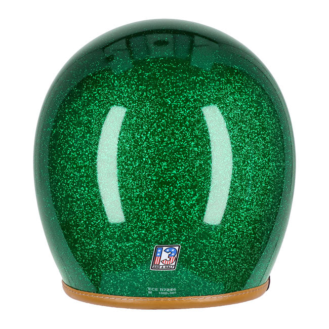 13 1/2 Skull Bucket Helmet Lucky Clover