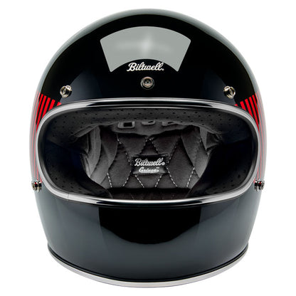 Biltwell Gringo RWB Raceflow Helmet Black - Helmets Full Face at Pedro’s Parts