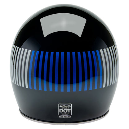Biltwell Gringo RWB Raceflow Helmet Black - Helmets Full Face at Pedro’s Parts