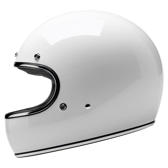Biltwell Gringo Helmet - Gloss White - Helmets Full Face at Pedro’s Parts