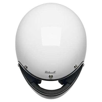 Biltwell Gringo Helmet - Gloss White - Helmets Full Face at Pedro’s Parts