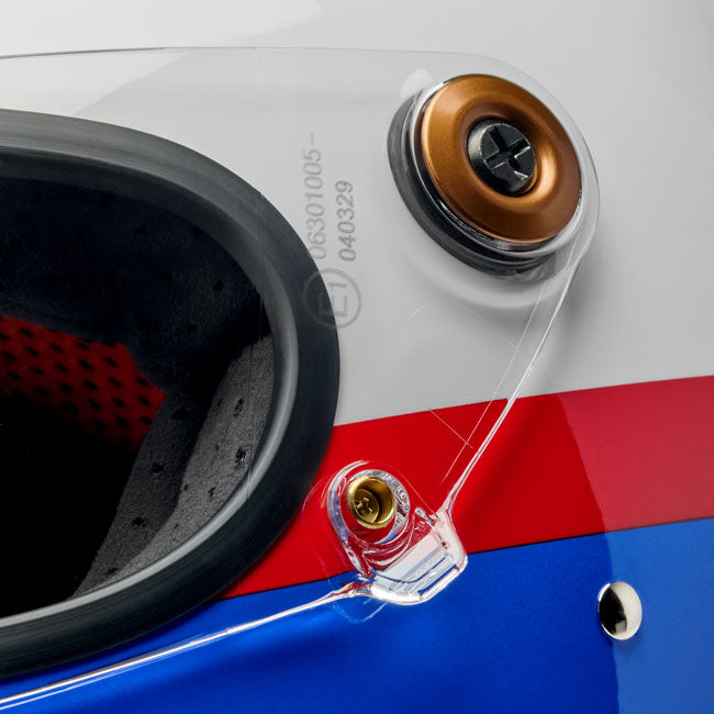 Biltwell Gringo S Helmet gloss RWB - Helmets Full Face at Pedro’s Parts