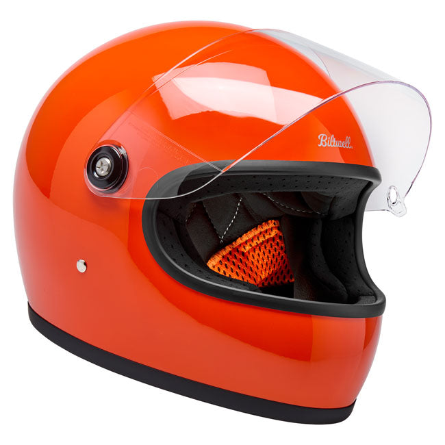 Biltwell Gringo S Helmet gloss hazard orange - Helmets Full Face at Pedro’s Parts