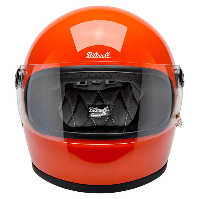 Biltwell Gringo S Helmet gloss hazard orange - Helmets Full Face at Pedro’s Parts