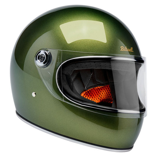 Biltwell Gringo S Helmet metallic dart green - Helmets Full Face at Pedro’s Parts
