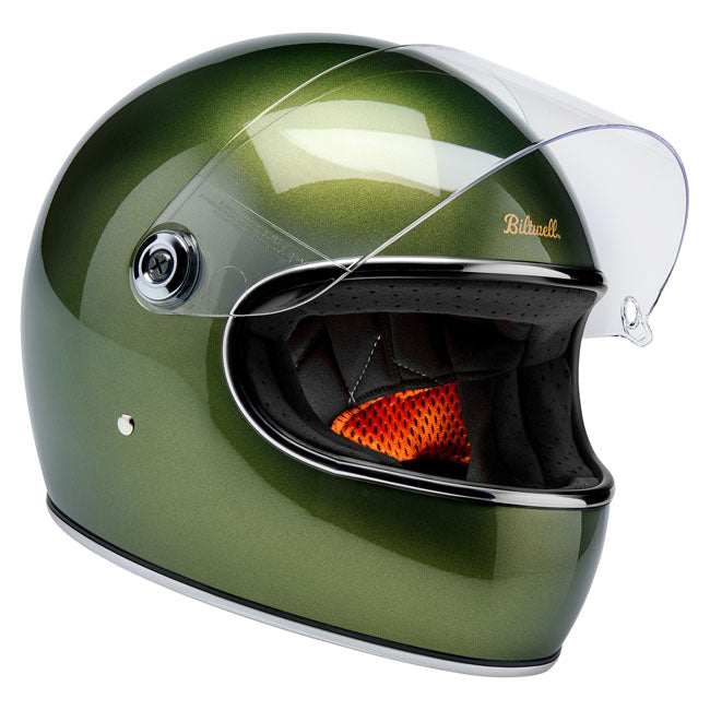 Biltwell Gringo S Helmet metallic dart green - Helmets Full Face at Pedro’s Parts