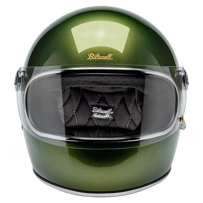 Biltwell Gringo S Helmet metallic dart green - Helmets Full Face at Pedro’s Parts