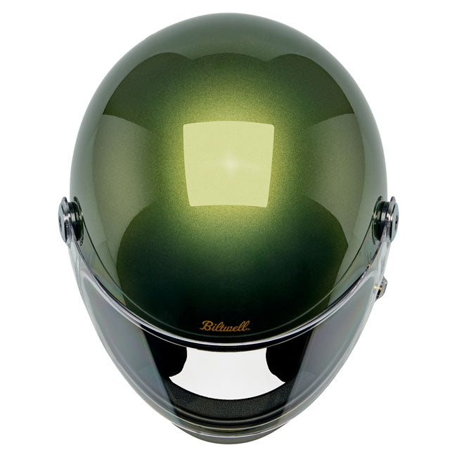 Biltwell Gringo S Helmet metallic dart green - Helmets Full Face at Pedro’s Parts