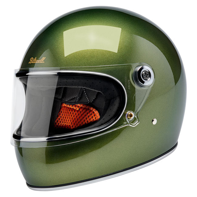 Biltwell Gringo S Helmet metallic dart green - Helmets Full Face at Pedro’s Parts