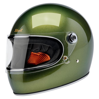Biltwell Gringo S Helmet metallic dart green - Helmets Full Face at Pedro’s Parts