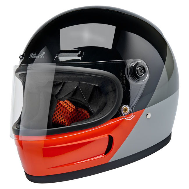Biltwell Gringo SV Helmet intersection B/O/G - Helmets Full Face at Pedro’s Parts