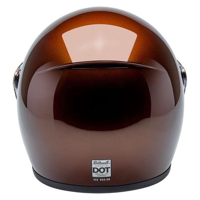 Biltwell Gringo SV Helmet metallic whiskey - Helmets Full Face at Pedro’s Parts