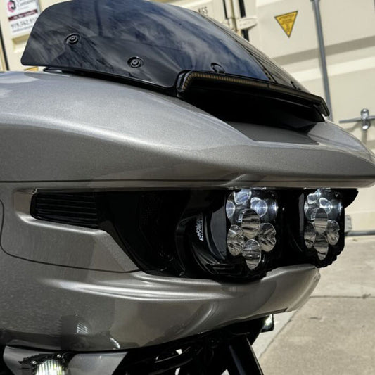 Custom Dynamics, Shark Demon LED Headlamp Kit. White/white