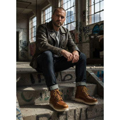 WCC Rigid Boots Cognac