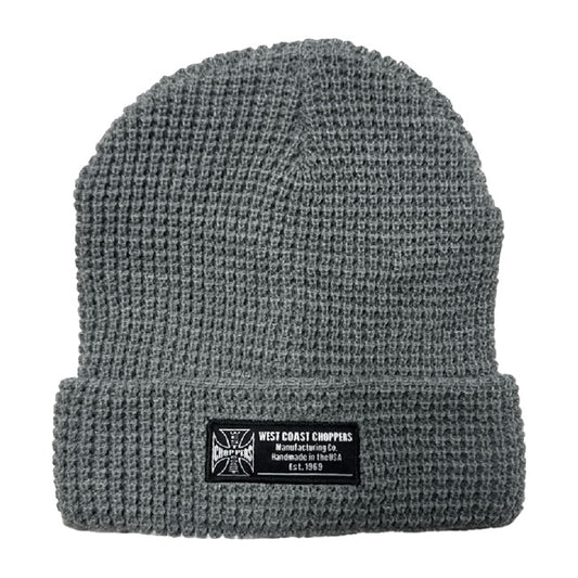 WCC Waffle Cuff Beanie Gray