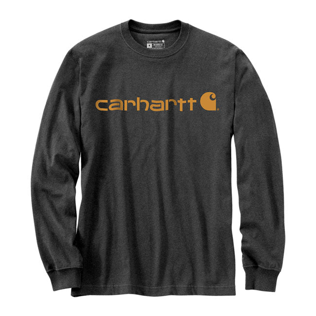 Carhartt Dearborn Logo Long Sleeve Carbon Heather - Carhartt product image