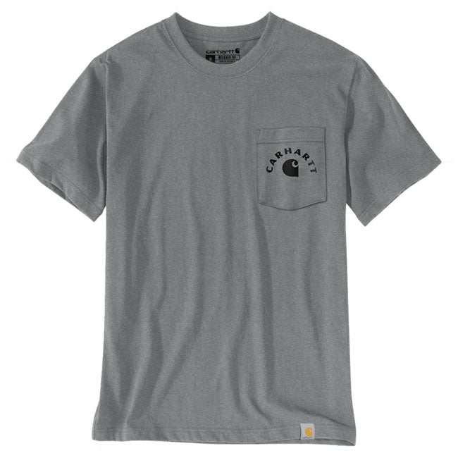 Carhartt Irvine Relaxed Work T-Shirt Weathered Ash Heather - Carhartt product image