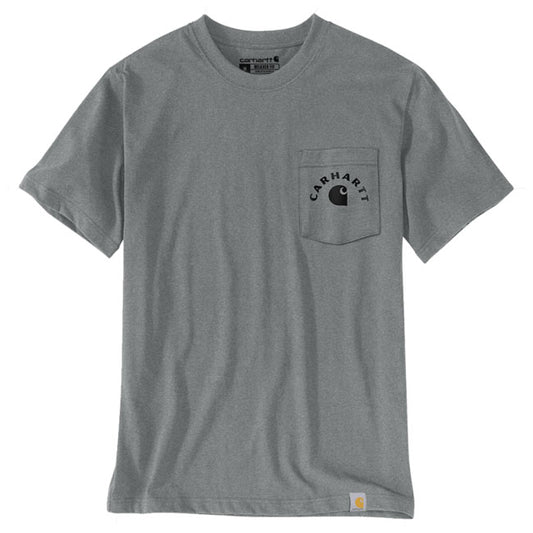 Carhartt Irvine Relaxed Work T-Shirt Weathered Ash Heather - Carhartt product image