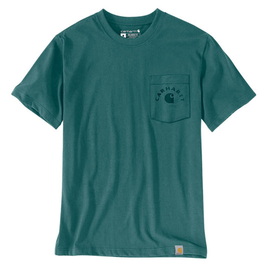 Carhartt Irvine Relaxed Work T-Shirt Transformative Teal - Carhartt product image