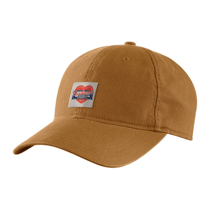 Carhartt Heart Patch Canvas Cap Carhartt Brown