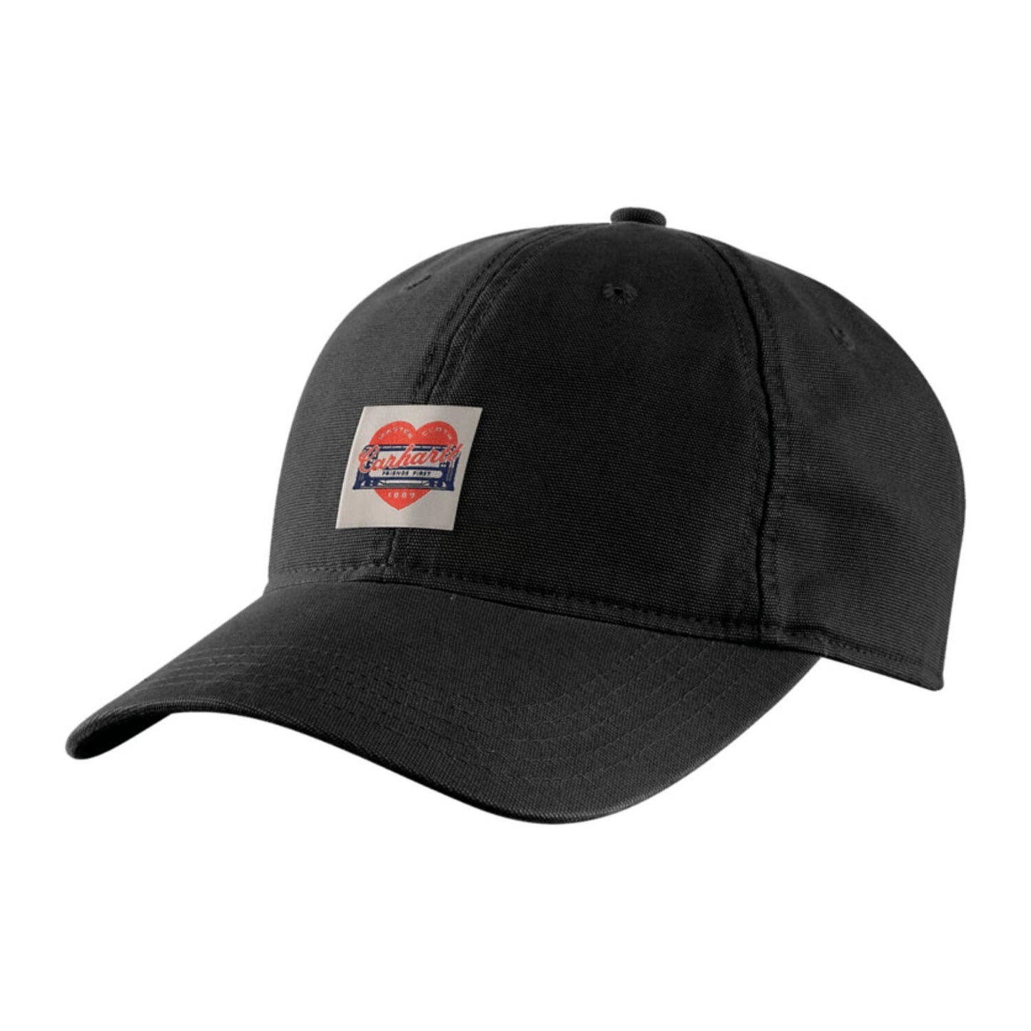Carhartt Heart Patch Canvas cap black