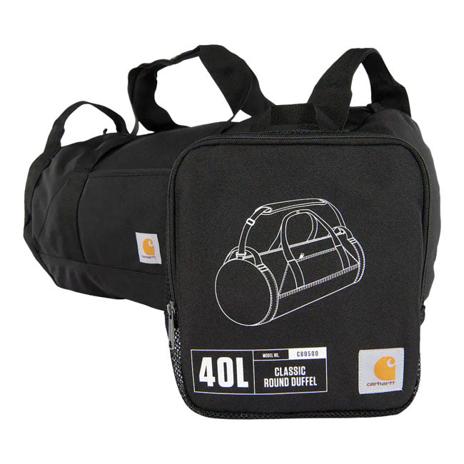 Carhartt 40l Classic Round Duffel Black - Carhartt product image 4
