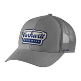Carhartt Twill Mesh-Back Script Cap Steel