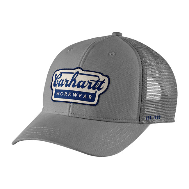 Carhartt Twill Mesh-Back Script Cap Steel - Carhartt product image