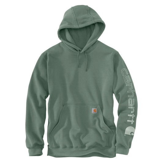 Carhartt Sleeve Logo Hoodie Green Slate - Carhartt product image
