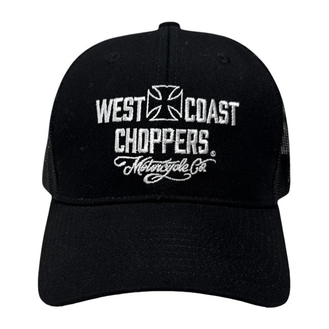 WCC Motorcycle Co. Trucker Cap Black