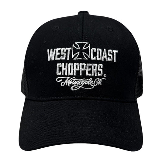 WCC Motorcycle Co. Trucker Cap Black