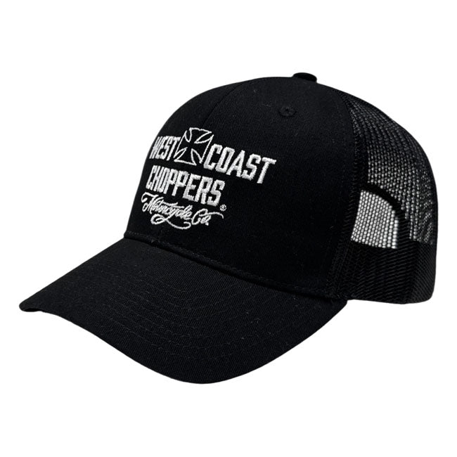 WCC Motorcycle Co. Trucker Cap Black