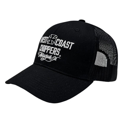 WCC Motorcycle Co. Trucker Cap Black