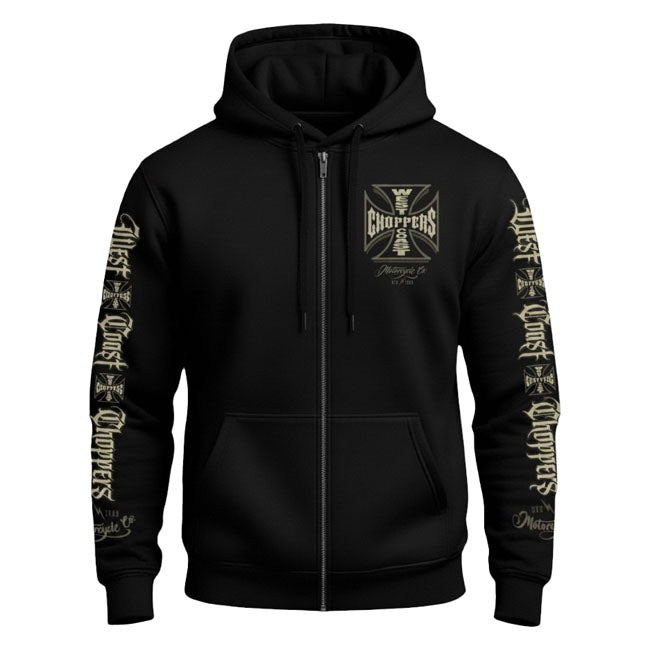 WCC Gangscript Zip Hoodie Black