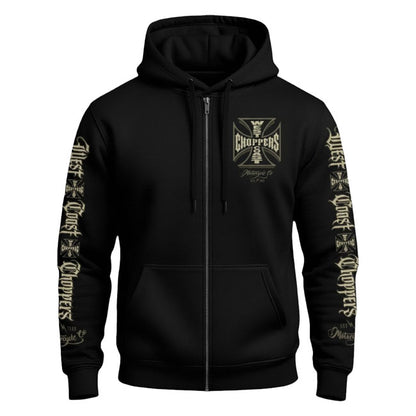 WCC Gangscript Zip Hoodie Black