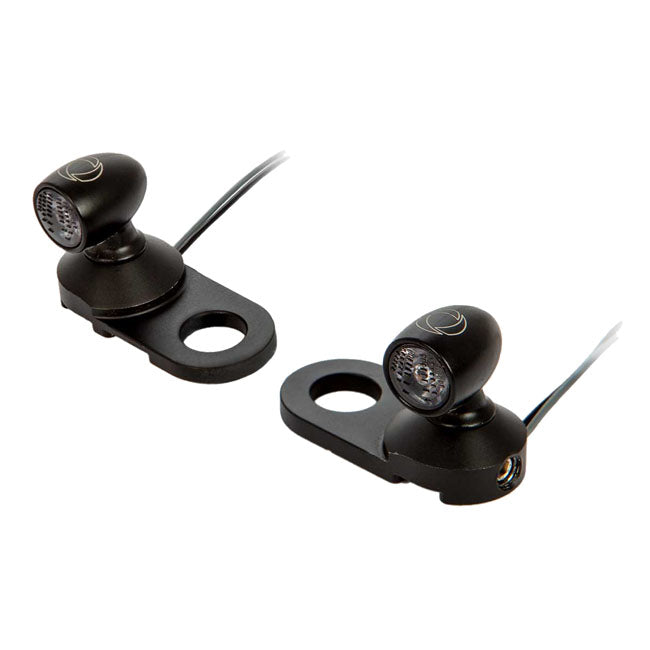 Rick's Motorcycles, Indicator Bracket Front for Atto. Black