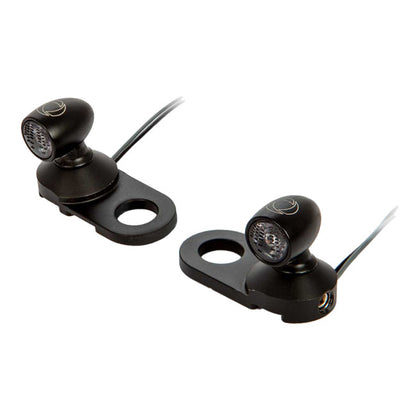 Rick's Motorcycles, Indicator Bracket Front for Atto. Black